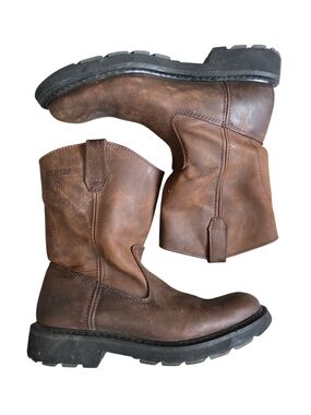 Wolverine Men's Brown Leather Work Boots 11
